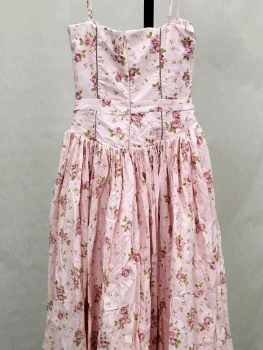 NWOT House Of Cb Ysabella Pink Floral Small Plus Cup Corset Summer Rose Maxi - Picture 4 of 7